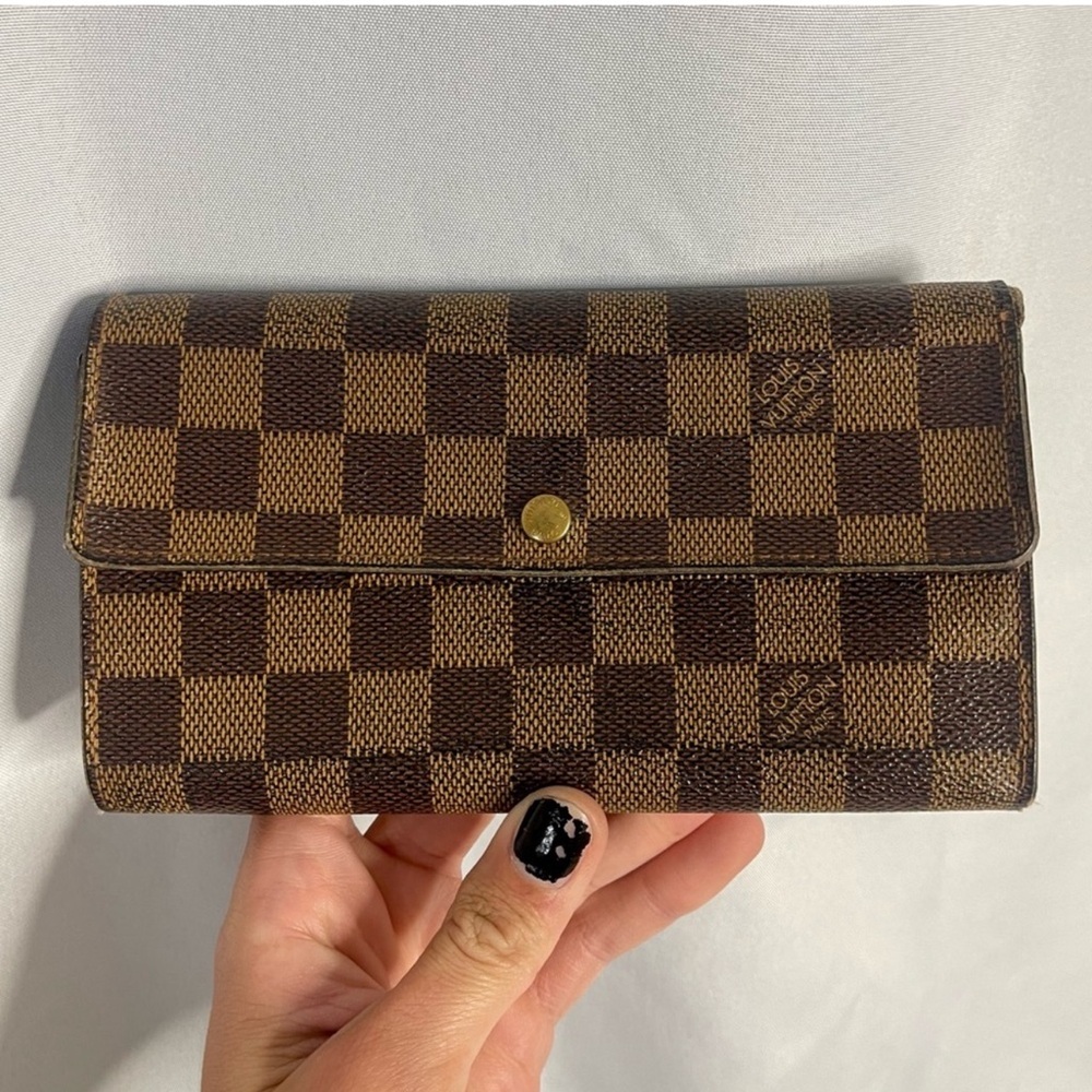 LOUIS VUITTON BROWN MONOGRAM LONG WALLET